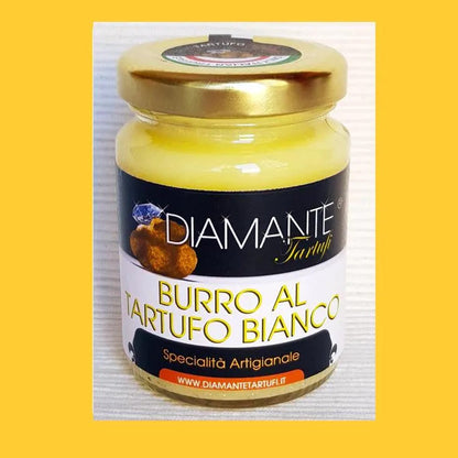 Luxus Malga Butter mit Weißem Trüffel - DIAMANTE TARTUFI, Gourmet-Genuss