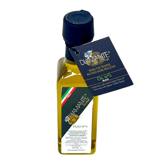 DIAMANTE TARTUFI Olivenöl mit Schwarzem Trüffel, 100ML - Gourmet Luxus