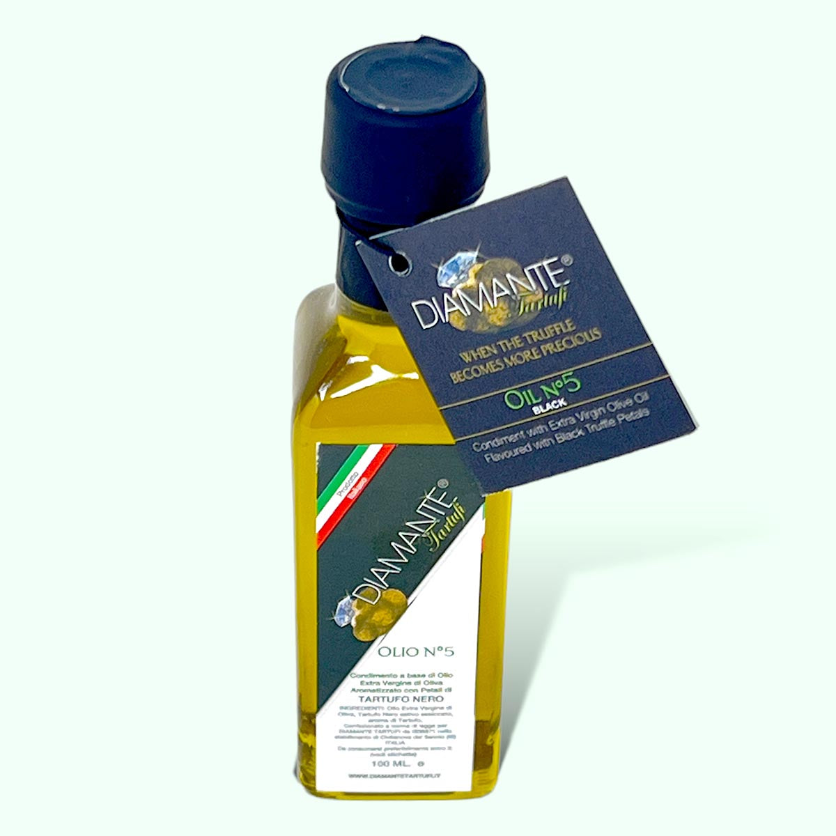 DIAMANTE TARTUFI Olivenöl mit Schwarzem Trüffel, 100ML - Gourmet Luxus