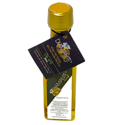 DIAMANTE TARTUFI Olivenöl mit Weißem Trüffel, 100ML - Exquisite Delikatesse