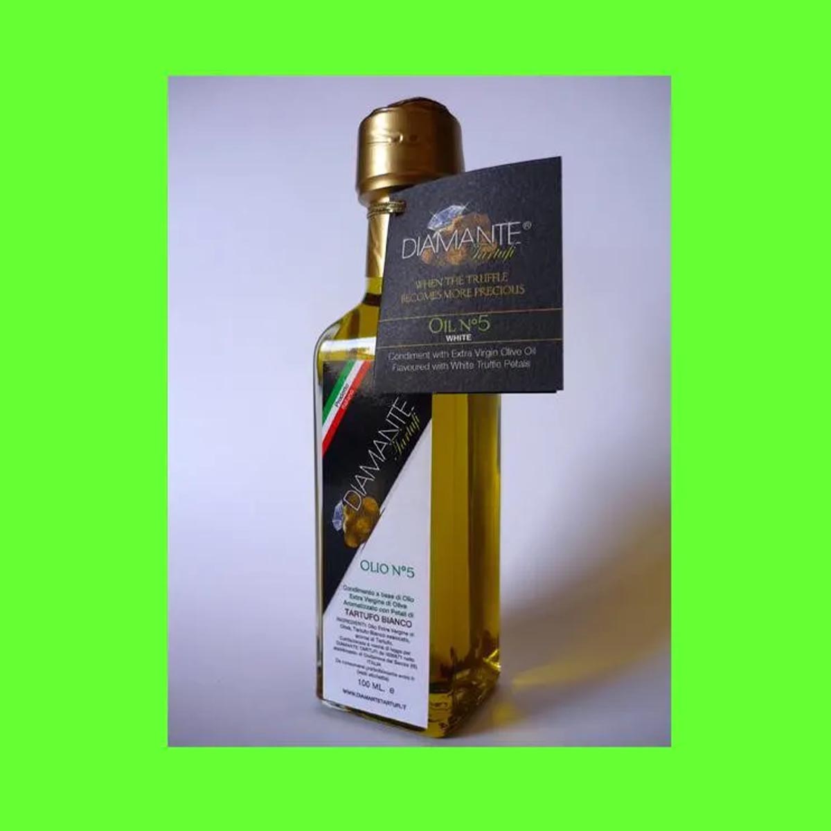 DIAMANTE TARTUFI Olivenöl mit Weißem Trüffel, 100ML - Exquisite Delikatesse
