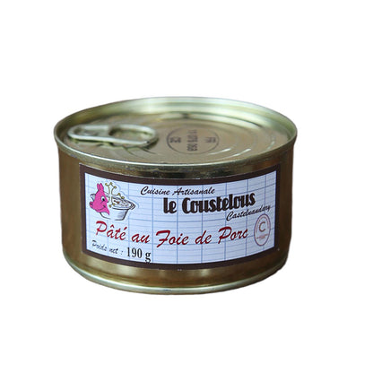 Le Coustelous Schweineleber Pâté, im Glas/Dose - Traditioneller Geschmack