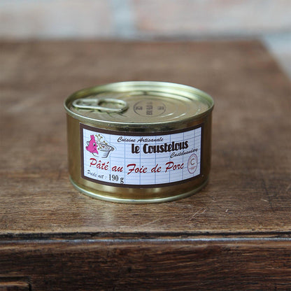 Le Coustelous Schweineleber Pâté, im Glas/Dose - Traditioneller Geschmack