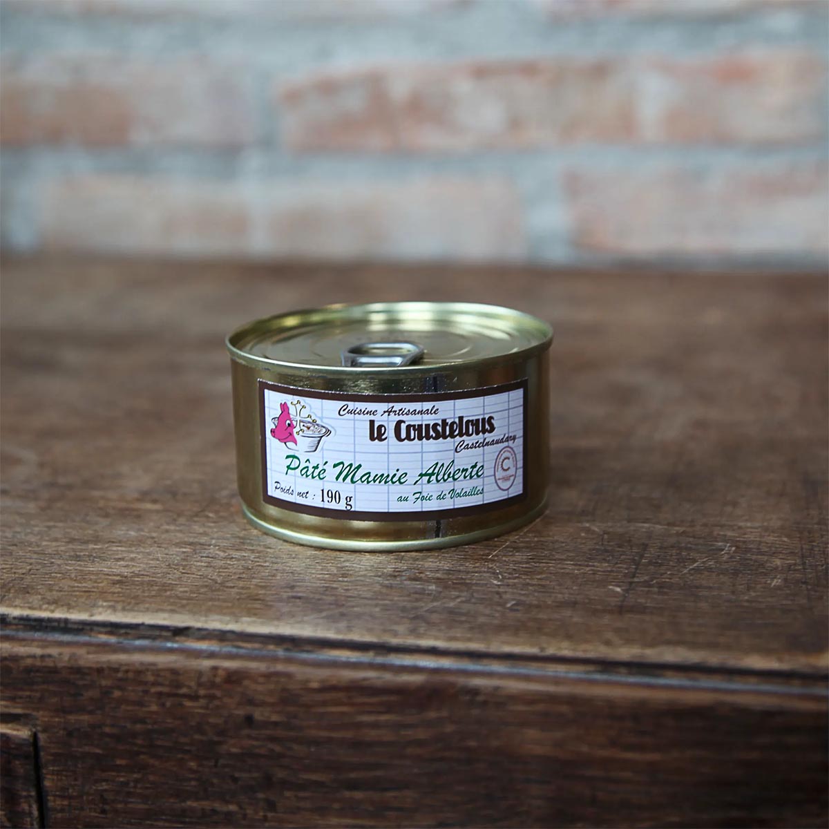 Pâté Mamie Alberte Hühnerleber - Le Coustelous, Tradition aus Frankreich