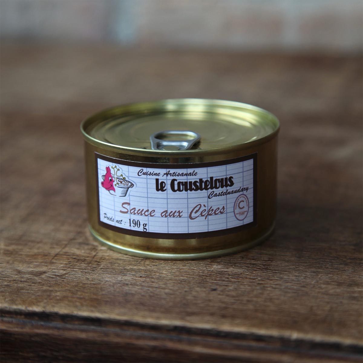 Le Coustelous Gourmet Steinpilzsoße, ideal für Pasta & Fleisch, 190  Gramm