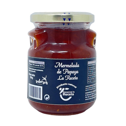 Conservas La Receta Papaya Konfitüre 250g: Exotischer Fruchtaufstrich aus Spanien