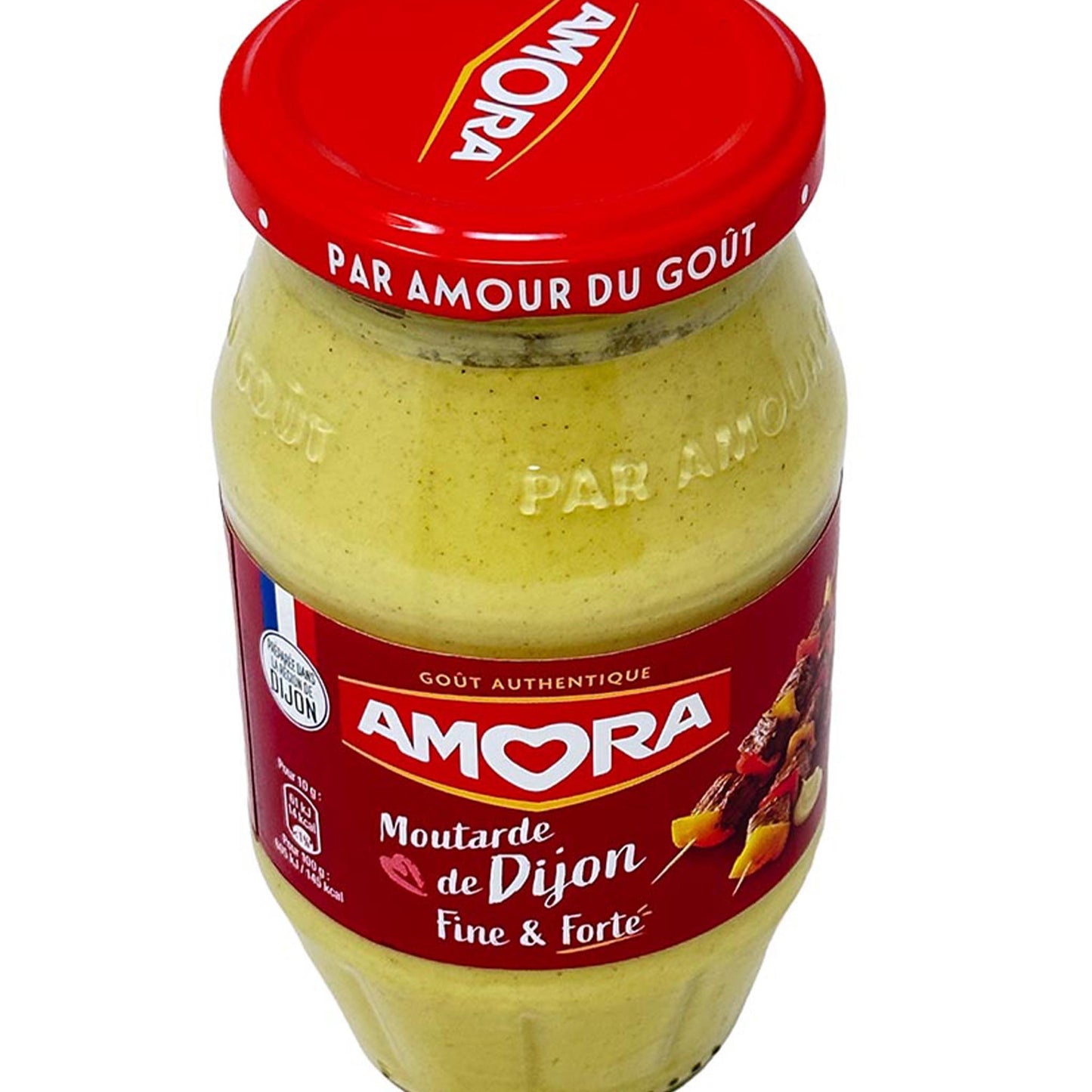 Amora Dijon Senf Fine et Forte – Kräftig-würziger Dijon-Senf 430g