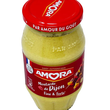 Amora Dijon Senf Fine et Forte – Kräftig-würziger Dijon-Senf 430g