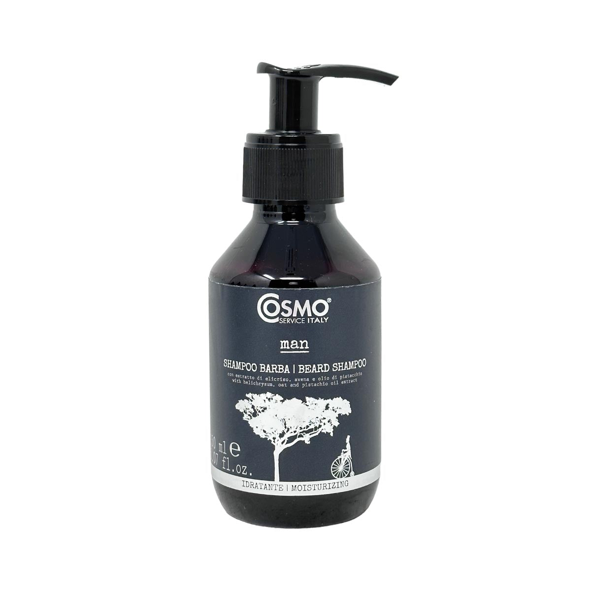 COSMO ORGANIC MAN Bartshampoo – Für die tägliche Bartreinigung, 150 ml natürliche Pflege