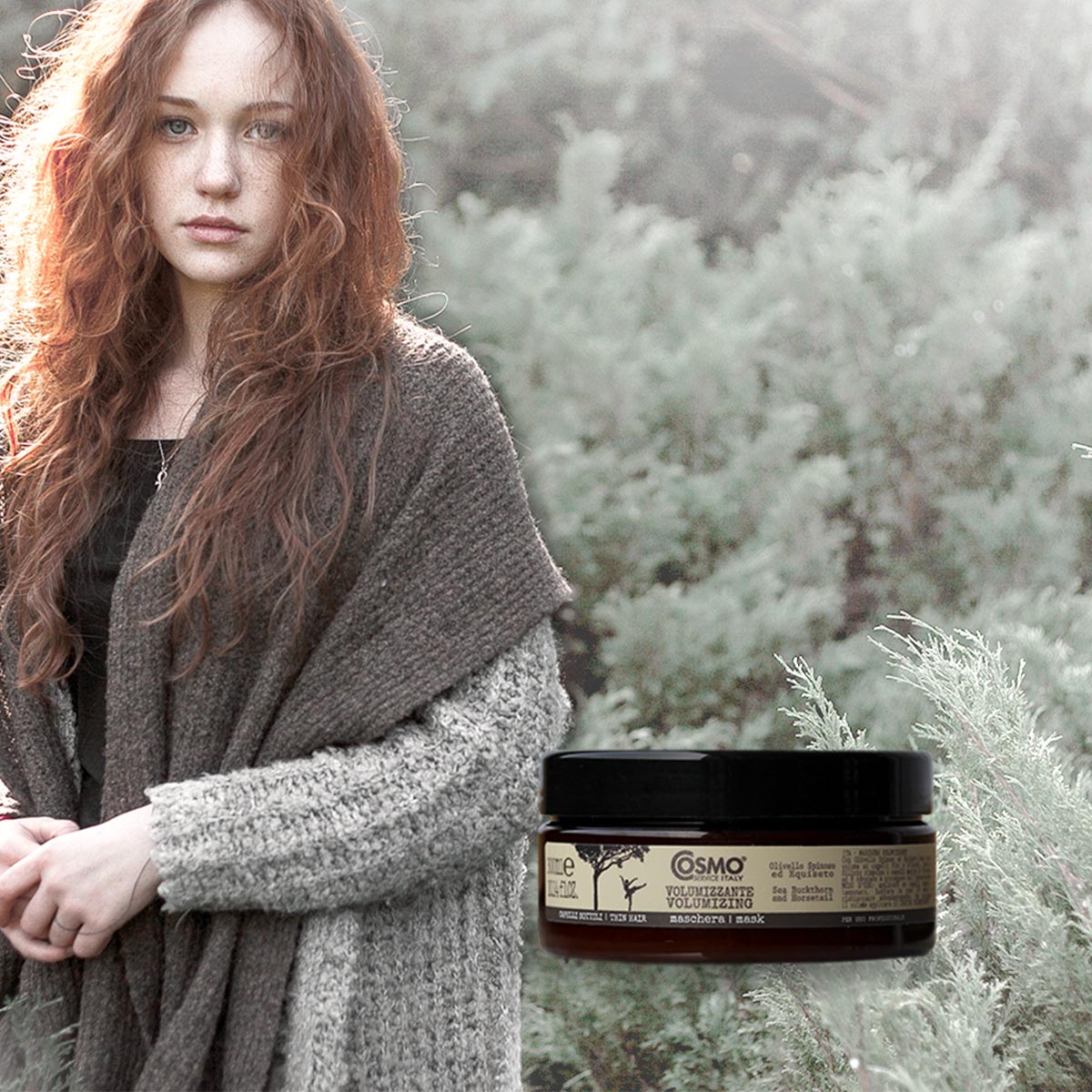 COSMO ORGANIC Restrukturierungsmaske – Haarkur für feines & sprödes Haar, 250ml