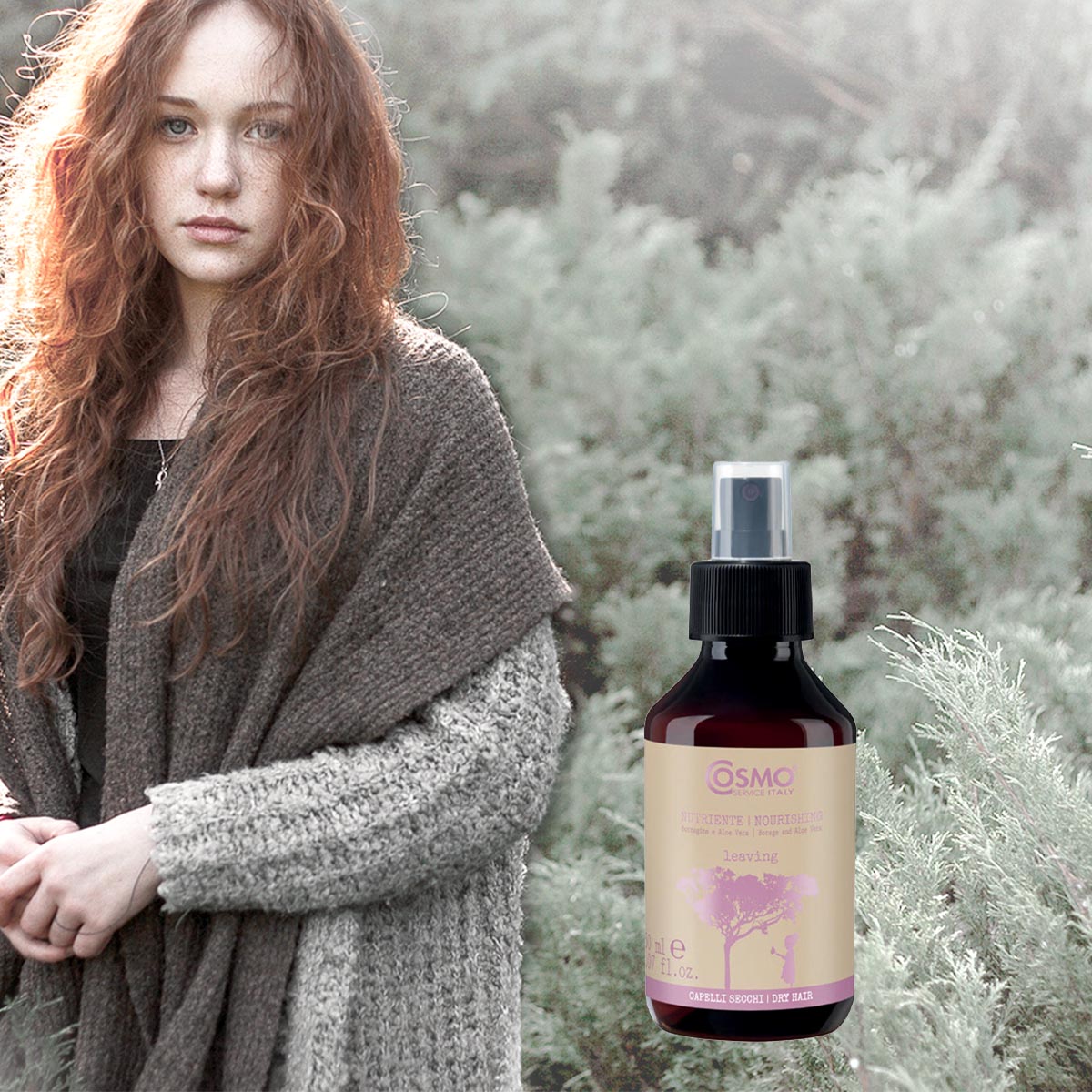 COSMO ORGANIC Nährende Haarkur für krauses Haar - Intensive Pflege aus Italien