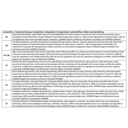 L&G rückfettende Seife Kaltverseifung verschiedene Duftnoten & Zusammensetzungen