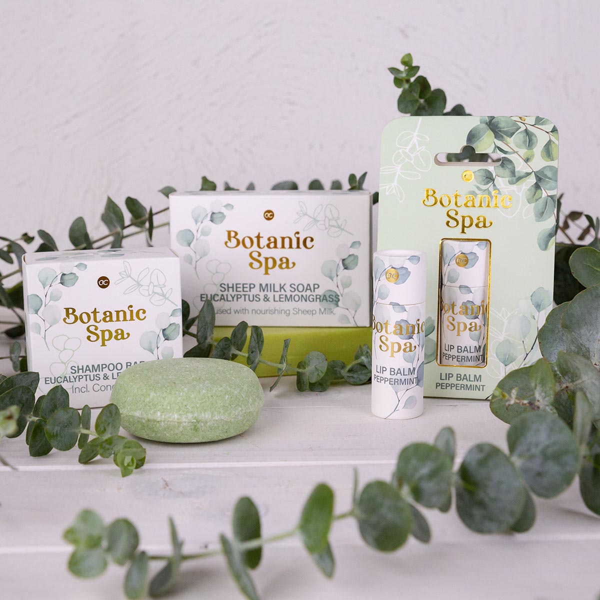 BOTANIC SPA Lippenbalsam Pfefferminz–Handgefertigt in umweltfreundlicher Papierhülse