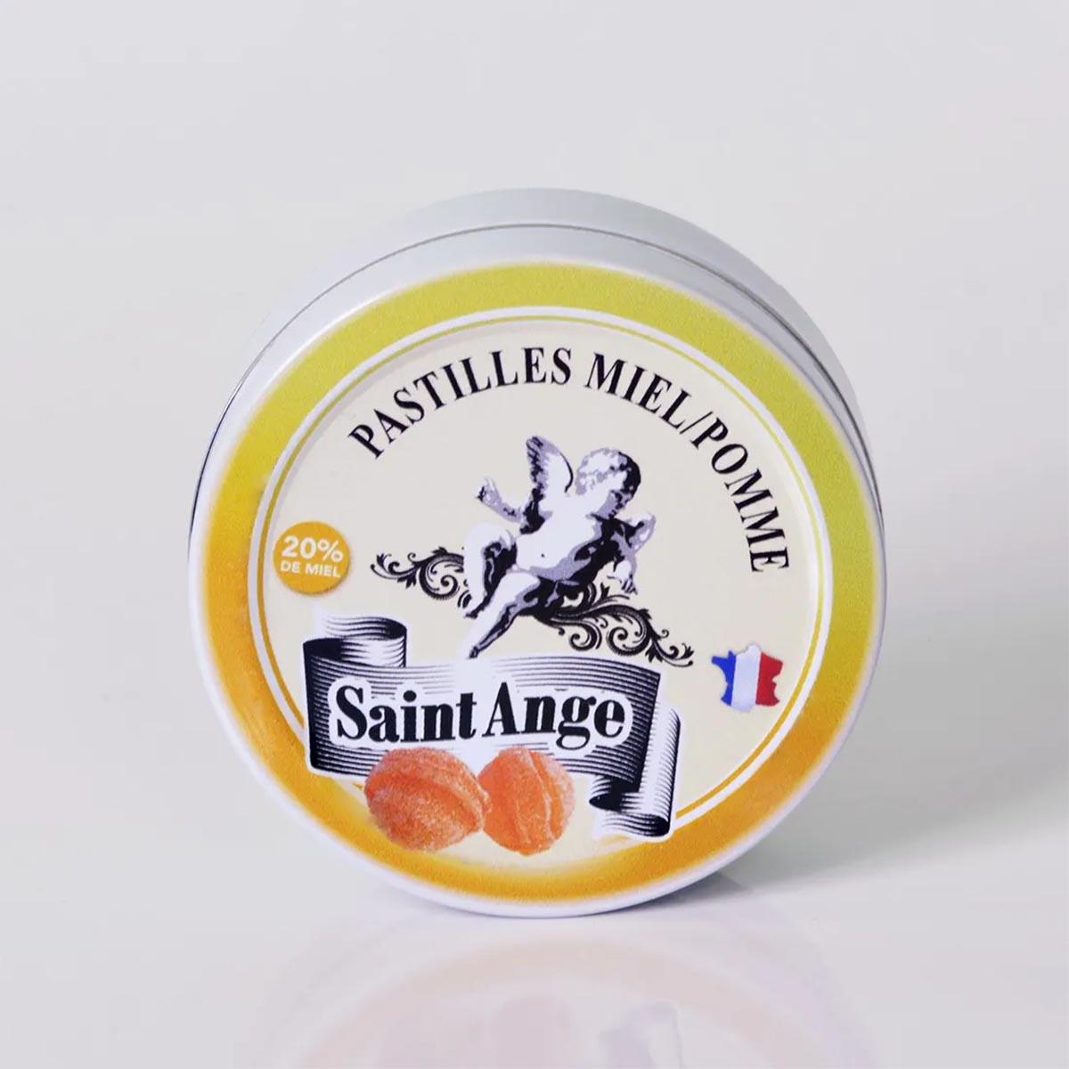 Saint-Ange Honig/Apfel-Pastillen – Handgefertigte Pastillen aus Frankreich, 50g