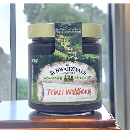 Feiner deutscher Waldhonig aus dem Schwarzwald: 500g Deutscher Imkerhonig