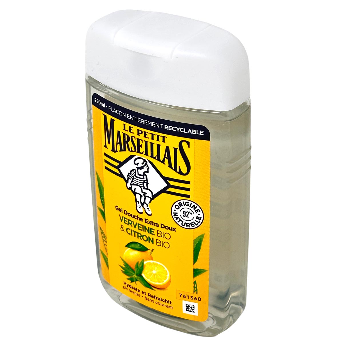 Le Petit Marseillais Duschgel Eisenkraut Zitrone 3 x 250 ml – Frische aus Frankreich