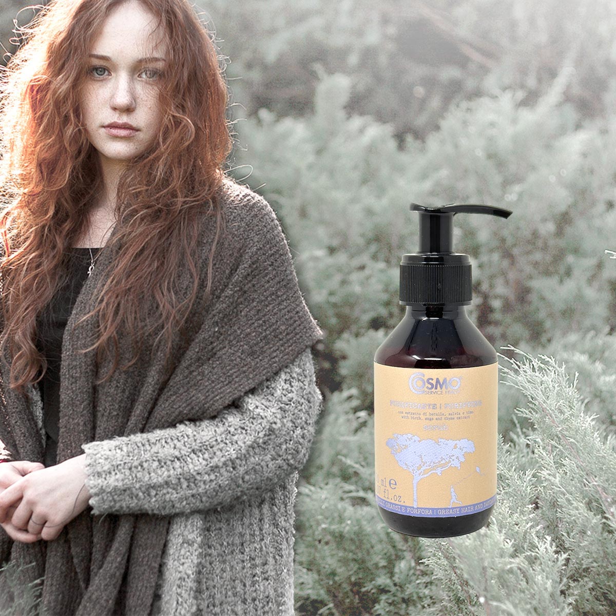 COSMO ORGANIC Purifying Scrub: Reinigungspeeling für fettiges & schuppiges Haar