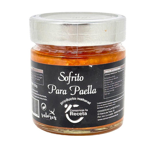 Conservas La Receta: Authentisches Sofrito für Paella – 250g purer Genuss aus Spanien