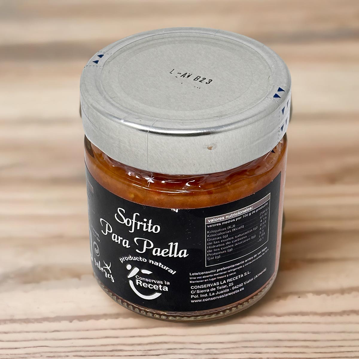 Conservas La Receta: Authentisches Sofrito für Paella – 250g purer Genuss aus Spanien