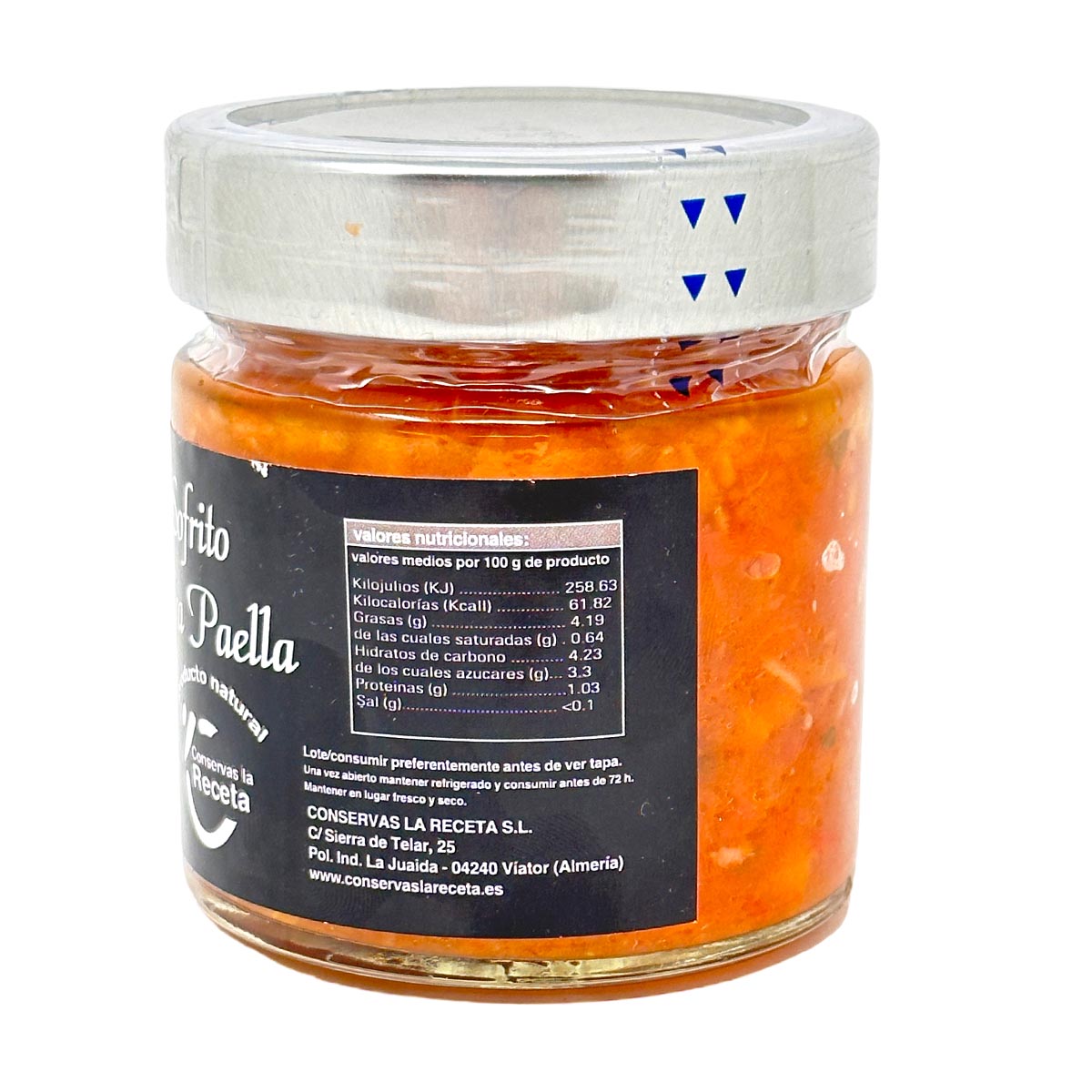 Conservas La Receta: Authentisches Sofrito für Paella – 250g purer Genuss aus Spanien