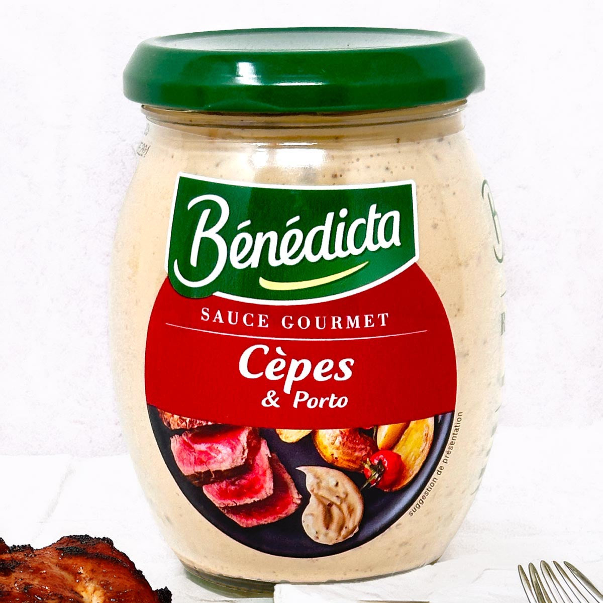 Bénédicta Cèpes & Porto Gourmet Sauce: Französische Delikatesse 260 Gramm