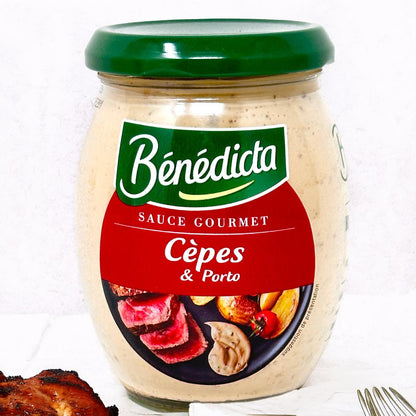 Bénédicta Cèpes & Porto Gourmet Sauce: Französische Delikatesse 260 Gramm