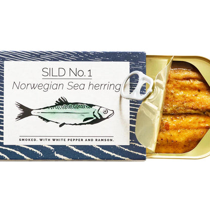 FANGST SILD No. 1  Norwegischer geräucherter Seehering in dänischem Olivenöl!