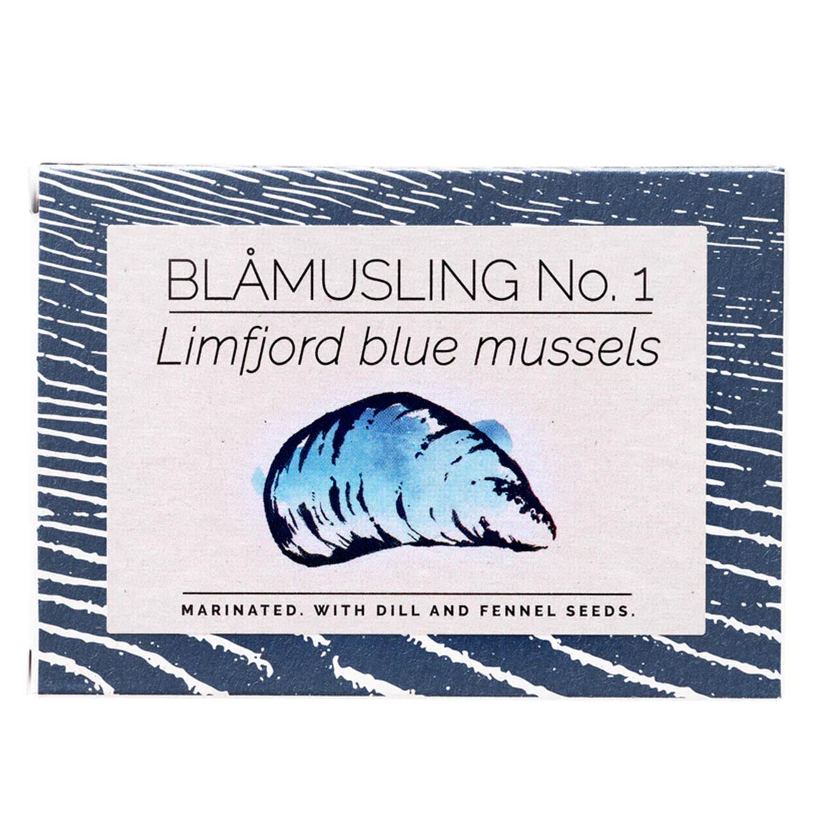 FANGST BLÅMUSLING No. 1  marinierte Limfjord Miesmuscheln mit Dill und Fenchel
