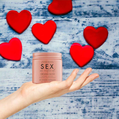 ORGASM GLOW Libido - Stimmungs- und Erregungsergänzung - Sex au Naturel 60 Tabletten
