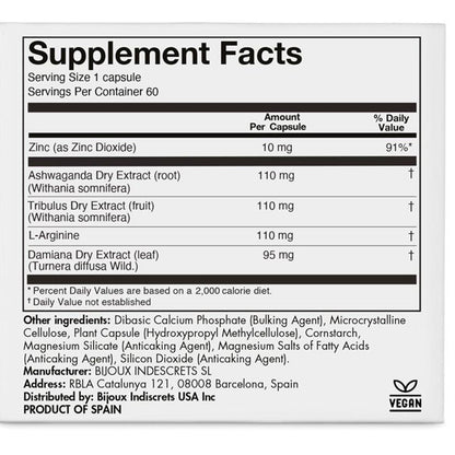 ORGASM GLOW Libido - Stimmungs- und Erregungsergänzung - Sex au Naturel 60 Tabletten