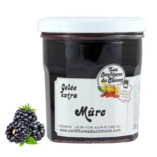 Les Confitures du Climont Brombeere Gelee Extra 350g – Handgemacht und köstlich