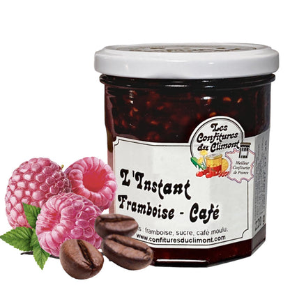 Les Confitures du Climont Himbeere-Café du Brasil Brotaufstrich