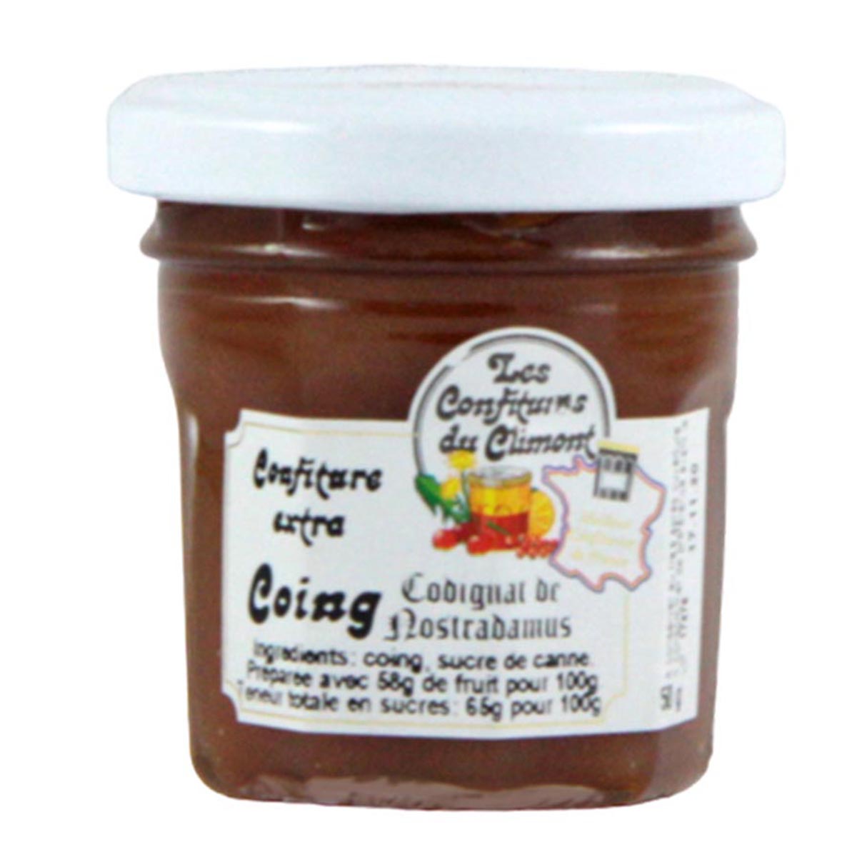 Les Confitures du Climont Quitten Konfitüre Extra Codignat 50g - Handgemacht