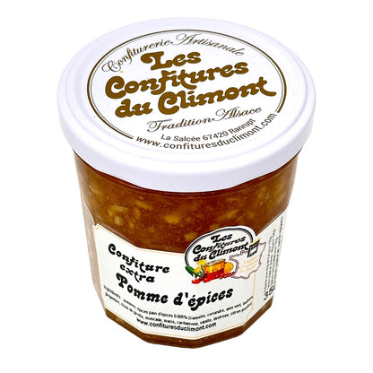 Les Confitures du Climont Apfel-Gewürze Konfitüre extra 350g – Fruchtig & Aromatisch