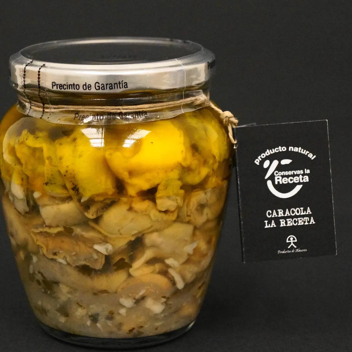 Conservas La Receta Seemuschel mit Knoblauch in Olivenöl extra, aus Spanien