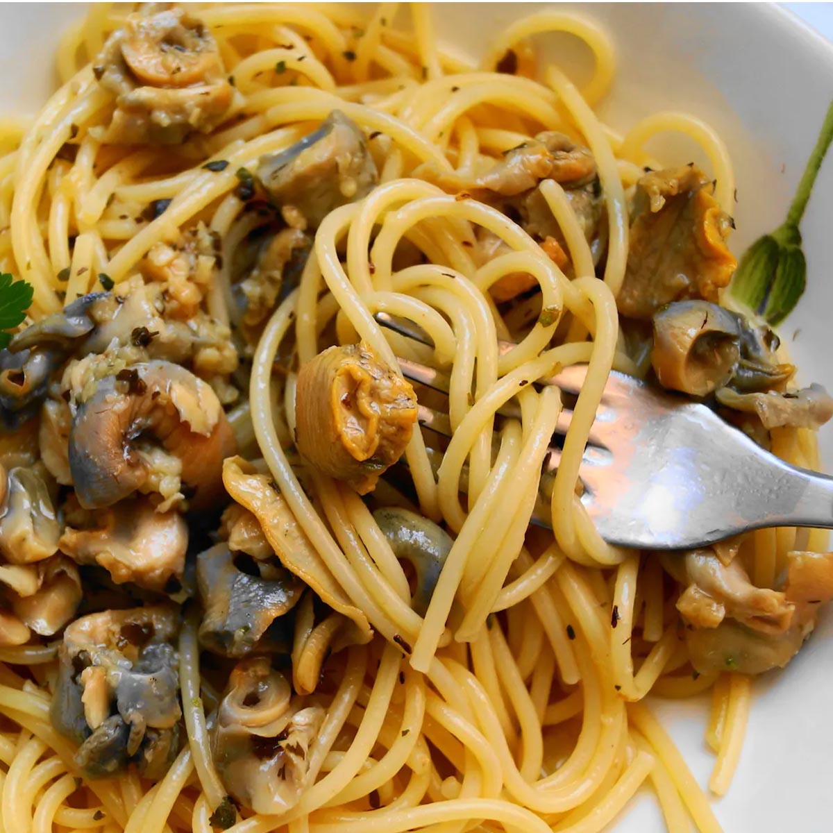 Conservas La Receta Seemuschel mit Knoblauch in Olivenöl extra, aus Spanien