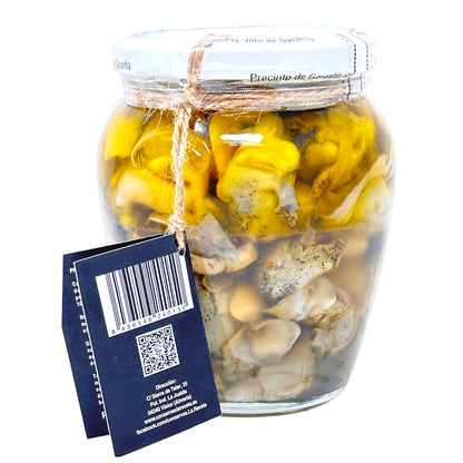 Conservas La Receta Seemuschel mit Knoblauch in Olivenöl extra, aus Spanien