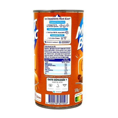 Mont Blanc Crème Dessert au Café: Köstliche Kaffee-Creme für Genießer - 570 Gramm