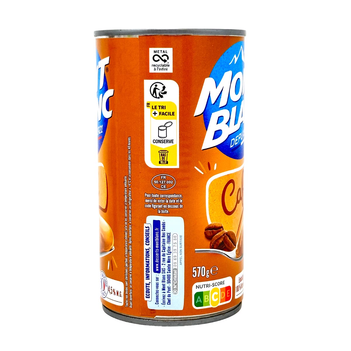 Mont Blanc Crème Dessert au Café: Köstliche Kaffee-Creme für Genießer - 570 Gramm