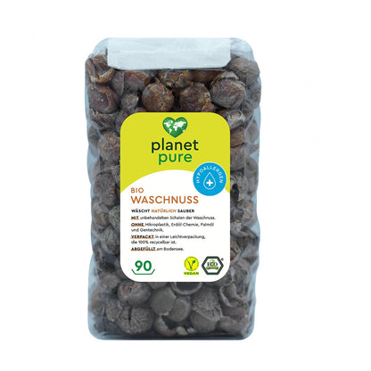 PLANET PURE Bio-Waschnuss  natürlich sauber unbehandelte Schale der Waschnuss 90 WL