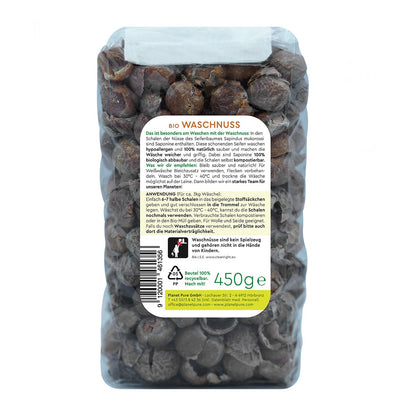 PLANET PURE Bio-Waschnuss  natürlich sauber unbehandelte Schale der Waschnuss 90 WL