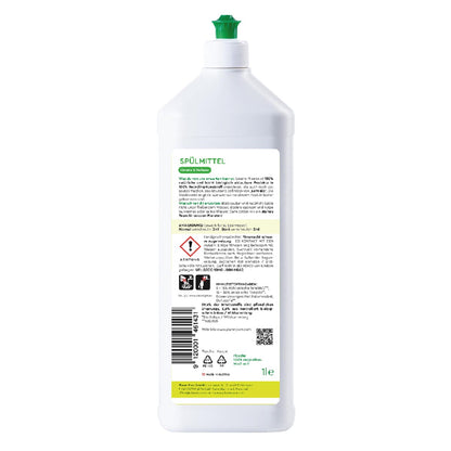 PLANET PURE Spülmittel Limette & Verbene spült mit Hoher Fettlösekraft 1000 ml
