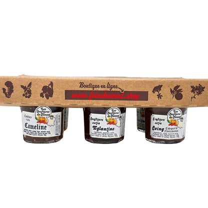 Les Confitures du Climont 6er Set Konfitüre Extra-Mix 50g zum Käse