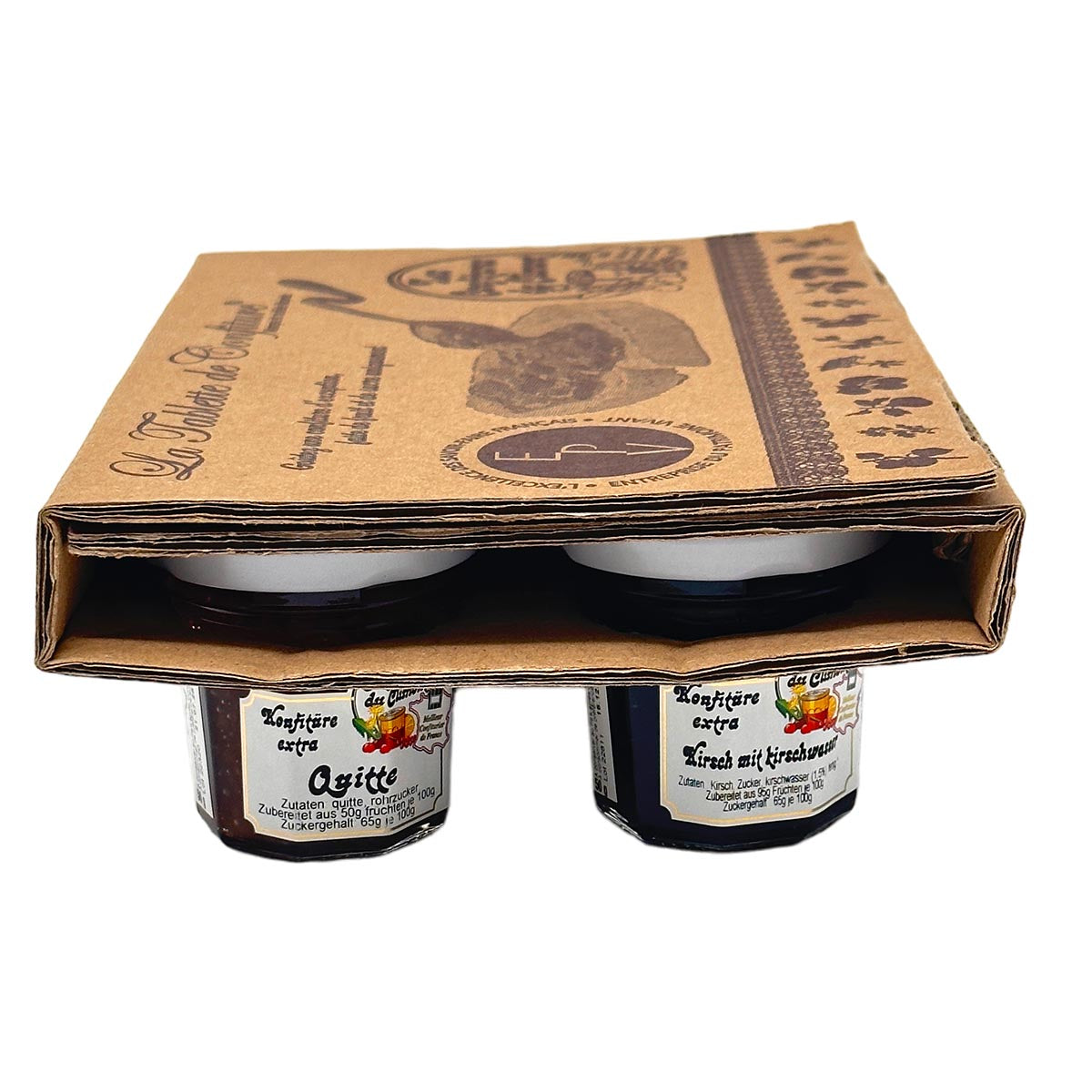 Les Confitures du Climont 6er Set Konfitüre Extra-Mix 50g zum Käse