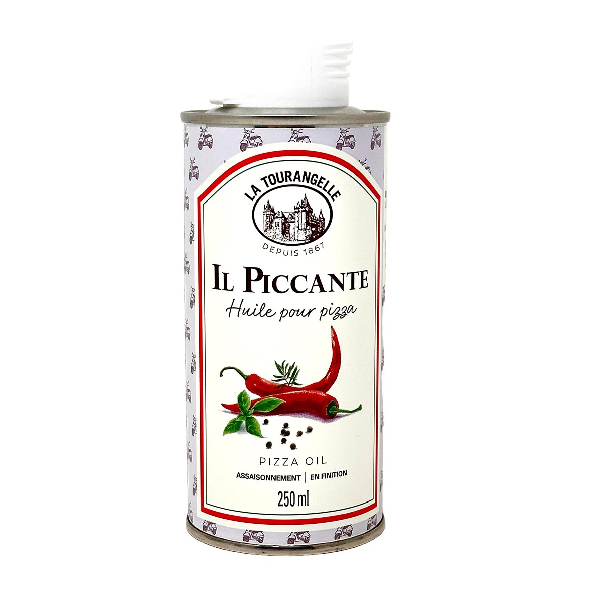 LA TOURANGELLE 'Il Piccante' Pizzaöl - Handgefertigtes Öl authentischen Geschmack