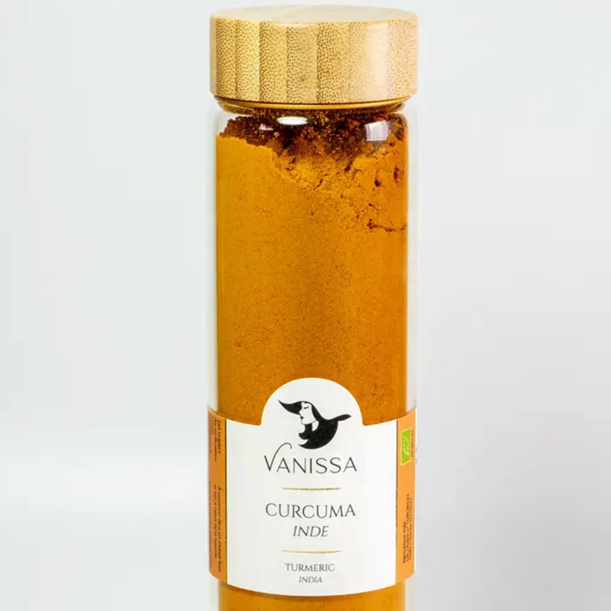 Vanissa Bio-Kurkumapulver - Indien - essentielles Gewürz 100 Gramm