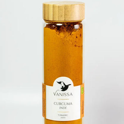 Vanissa Bio-Kurkumapulver - Indien - essentielles Gewürz 100 Gramm