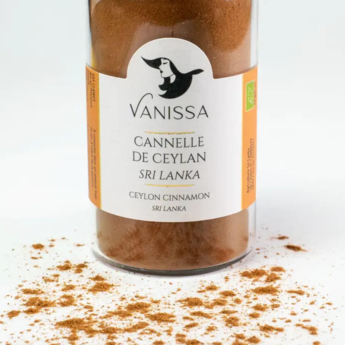 Vanissa Bio-Ceylon-Zimtpulver: Exquisite Gewürzmischung aus Sri Lanka 40 Gramm