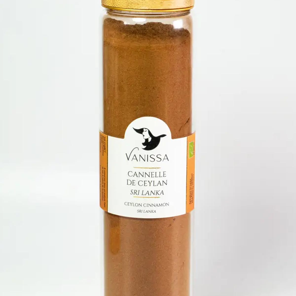 Vanissa Bio-Ceylon-Zimtpulver: Exquisite Gewürzmischung aus Sri Lanka 80 Gramm