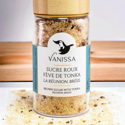 Vanissa Brauner Zucker mit Tonkabohne - La Reunion, Amazonas 100 Gramm